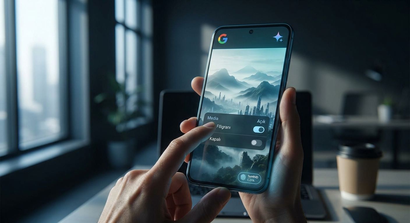 Google Gemini'de görünür filigran artık isteğe bağlı